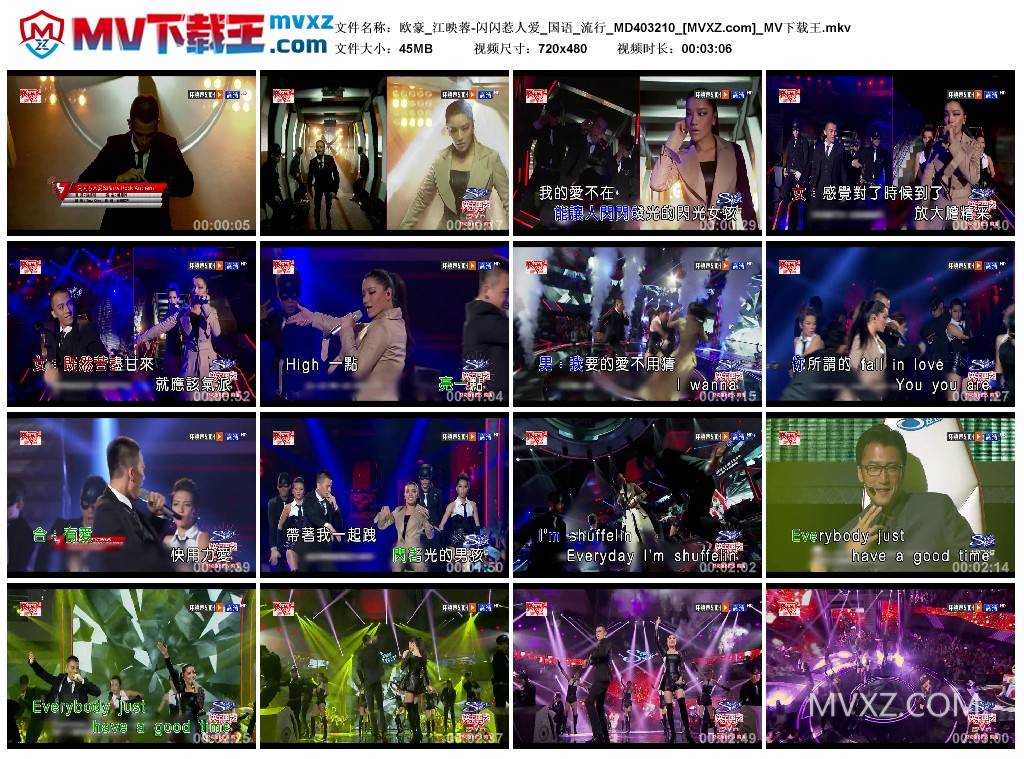 欧豪_江映蓉-闪闪惹人爱_国语_流行_MD403210